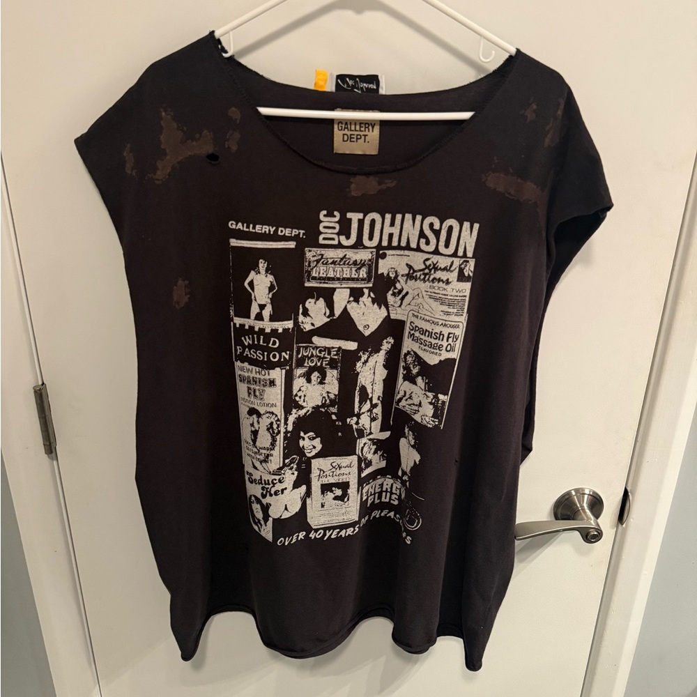 Gallery Dept. cut off t shirt Art That Kills rockstar size XL